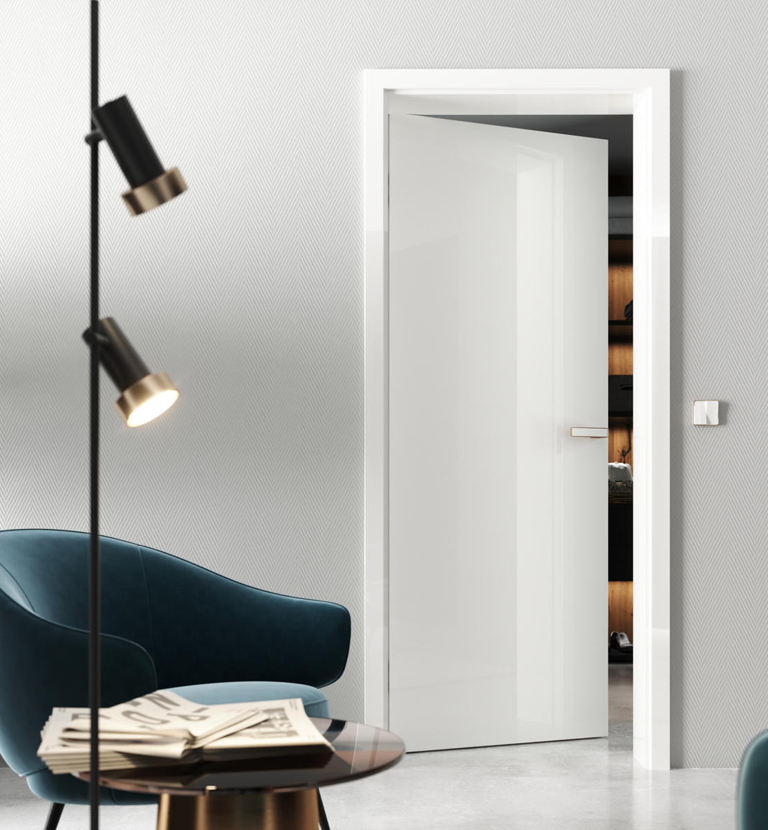 Hanák furniture interior door MILLENIUM-LITE White door