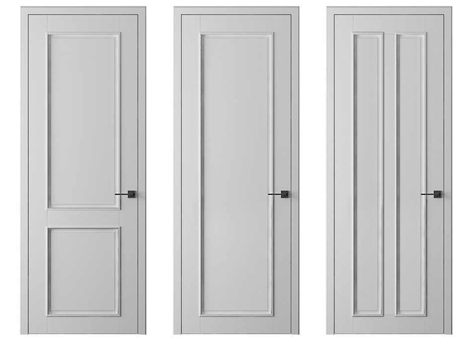 White MILANO door from the HANÁK collection.