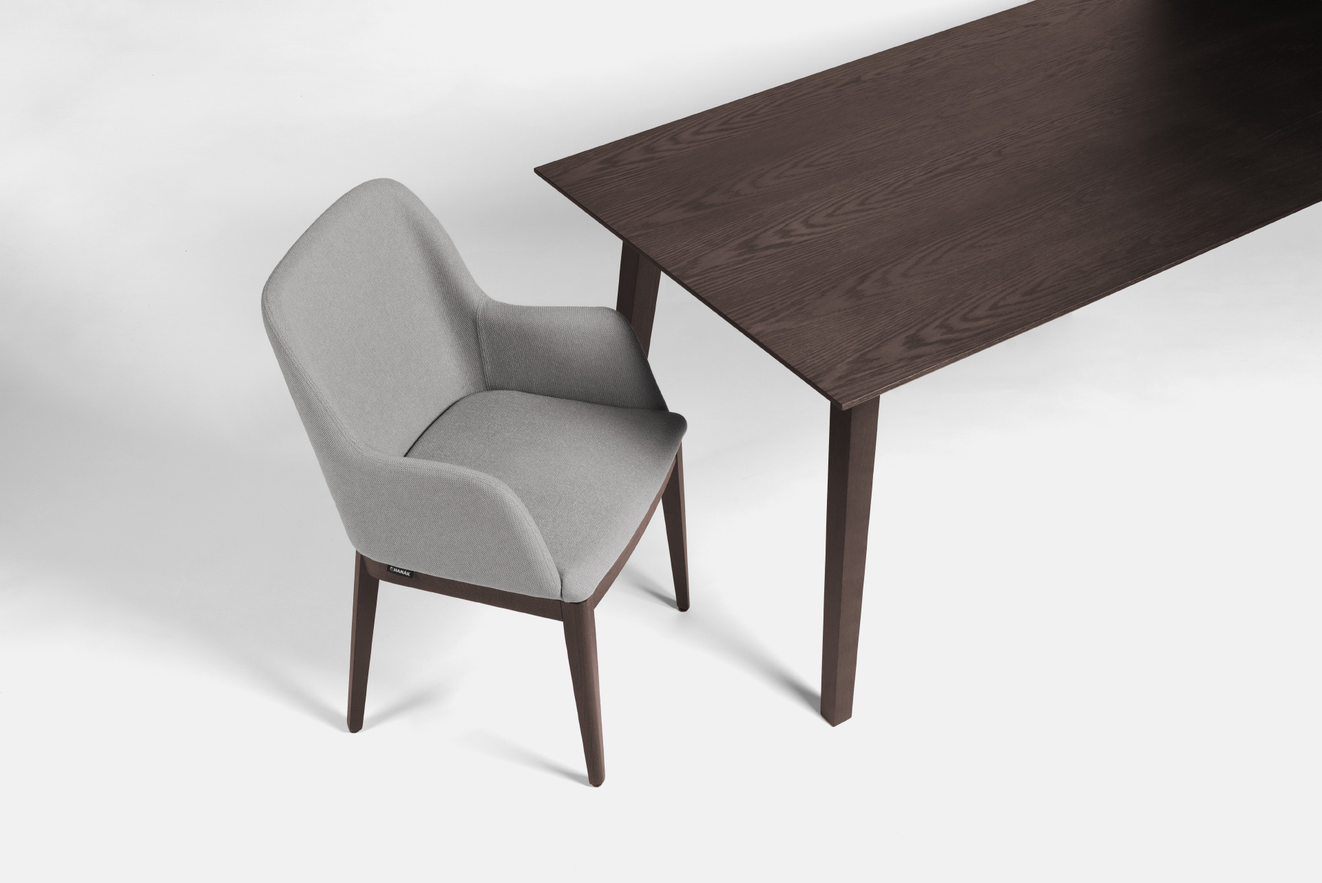Hanák fully upholstered NORMAN dining chair 