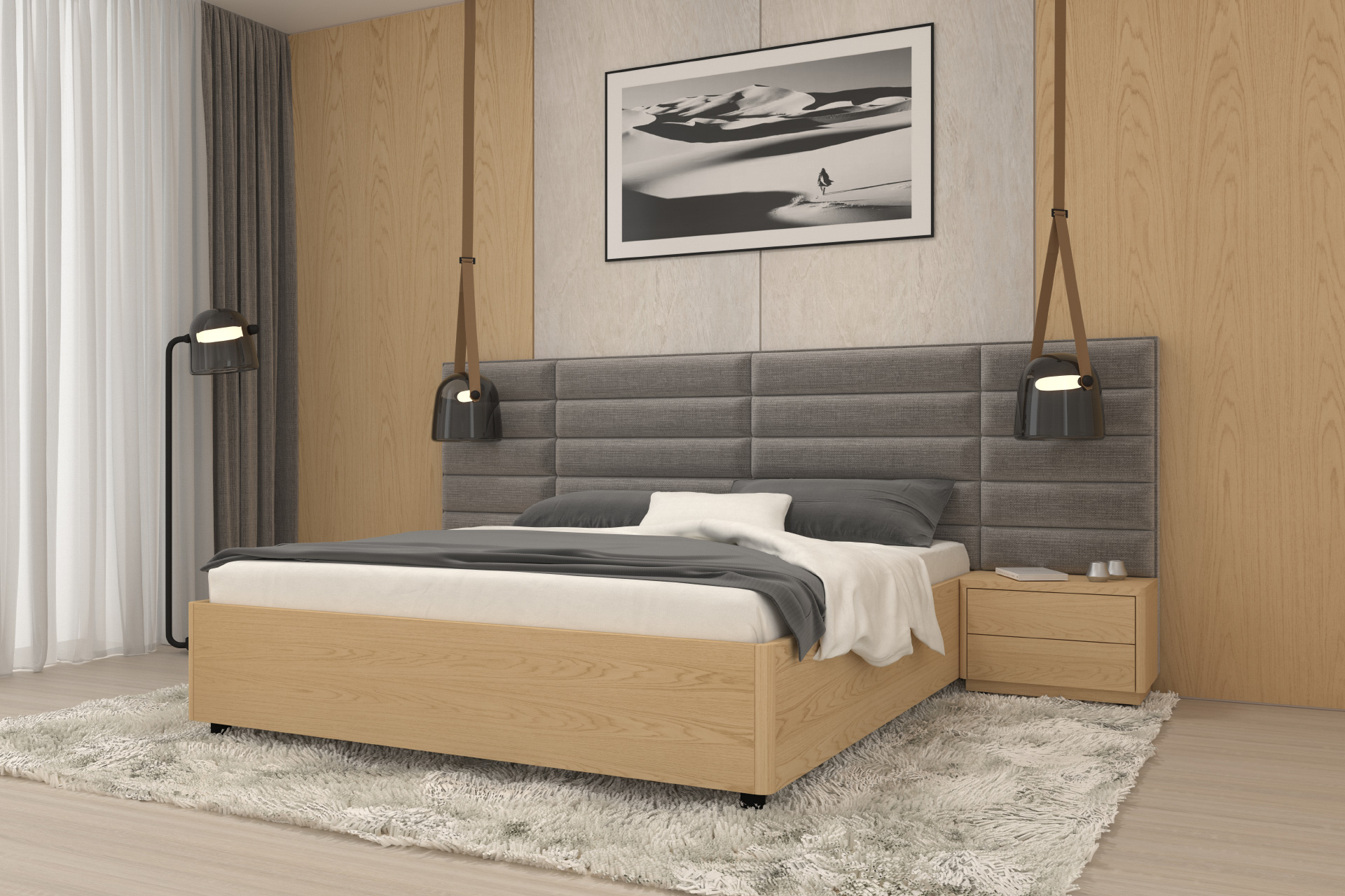 Hanák VIVIEN bedroom Natural veneer