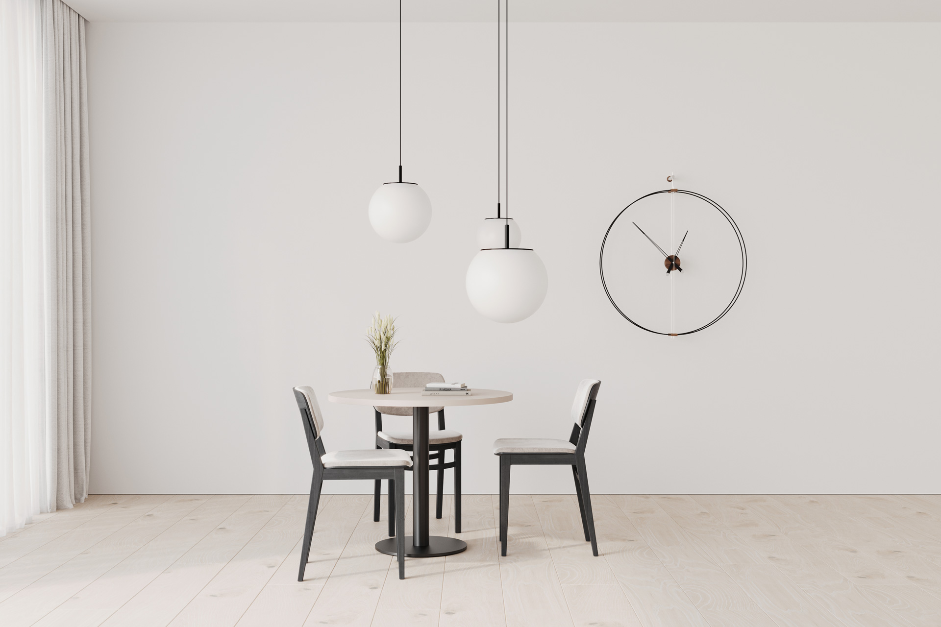 Hanák Furniture JS54 Dining table LINEA chair