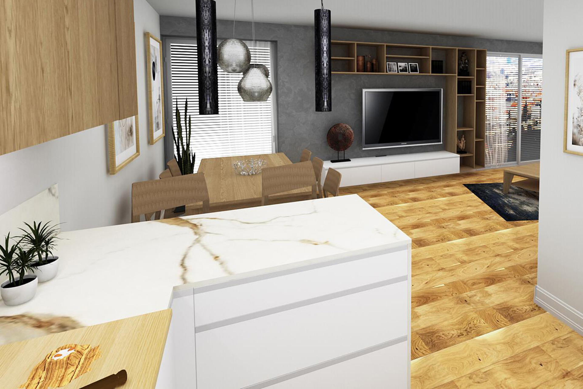 Hanák Furniture Forum Interior visualization